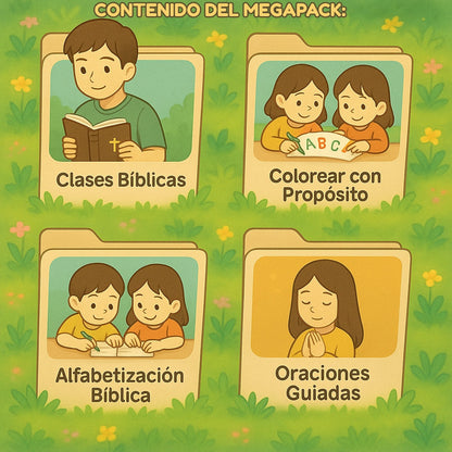 Megapack Digital de Actividades Cristianas para niños y jóvenes