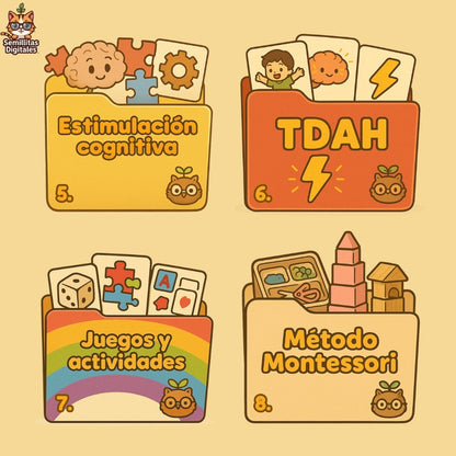 Megapack Digital TEA +1000 actividades imprimibles para niños con autismo