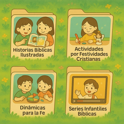 Megapack Digital de Actividades Cristianas para niños y jóvenes