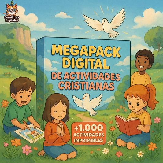 Megapack Digital de Actividades Cristianas para niños y jóvenes